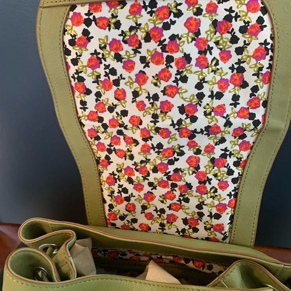 NWT Vera Bradley Gallatin Cargo Backpack in Olive Cactus Green Leather